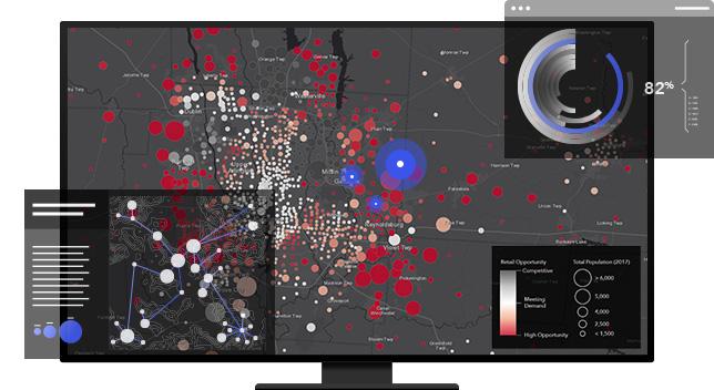 GIS map visualization